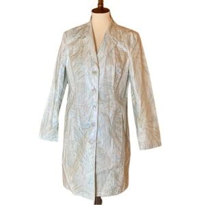 Beliza lightweight floral print rain coat Size Medium